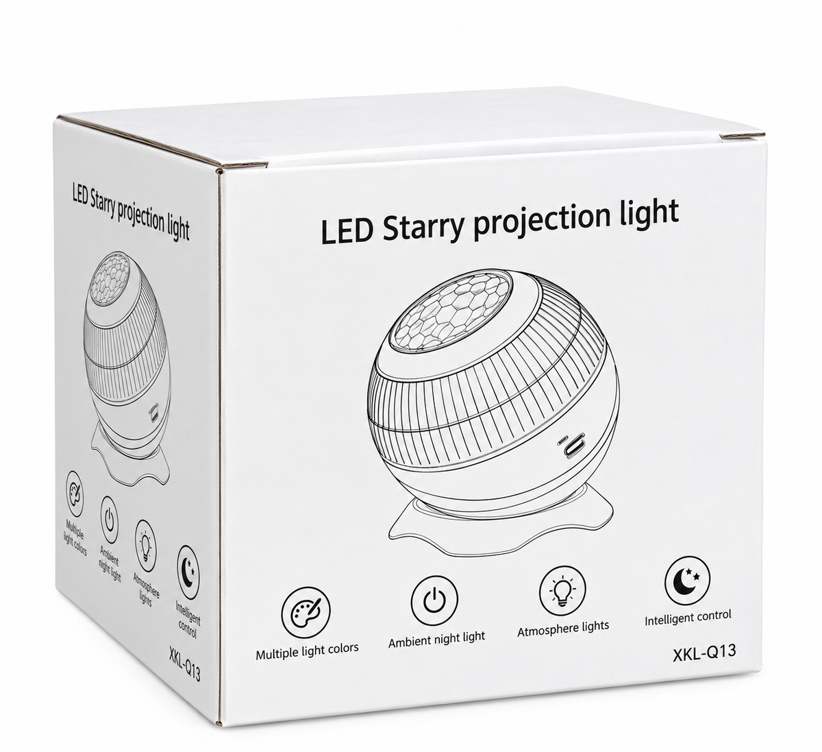 Proiector LED stele cu telecomandă, XKL-Q13