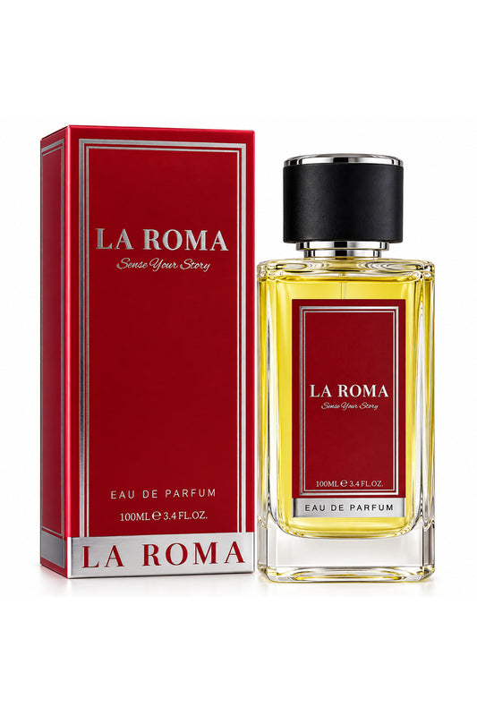 Parfum Bărbați LA ROMA M-9, 50 ml, Eau de Parfum, Aromă Intensă, Lemnoasă, Stil Bad INT