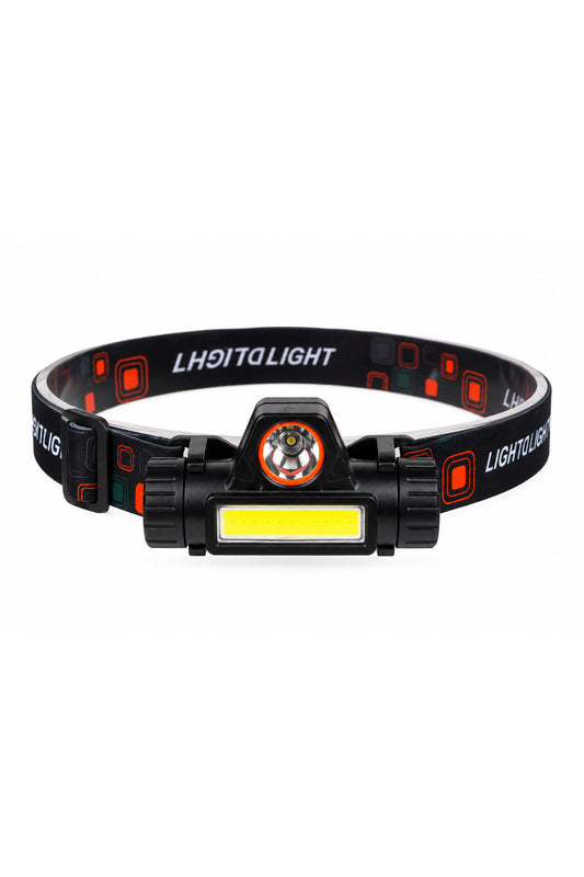 Lanternă frontală LED de mare putere, Q5 + COB, 500 lm
