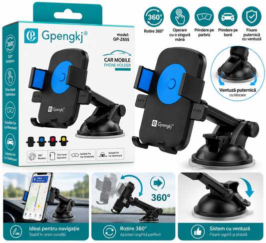 Suport telefon auto Gpengkj GP-Z655