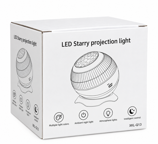 Proiector LED stele cu telecomandă, XKL-Q13